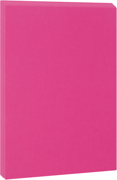 Fuchsia Pink Magenta 100lb 8 1/2 x 11 Cardstock