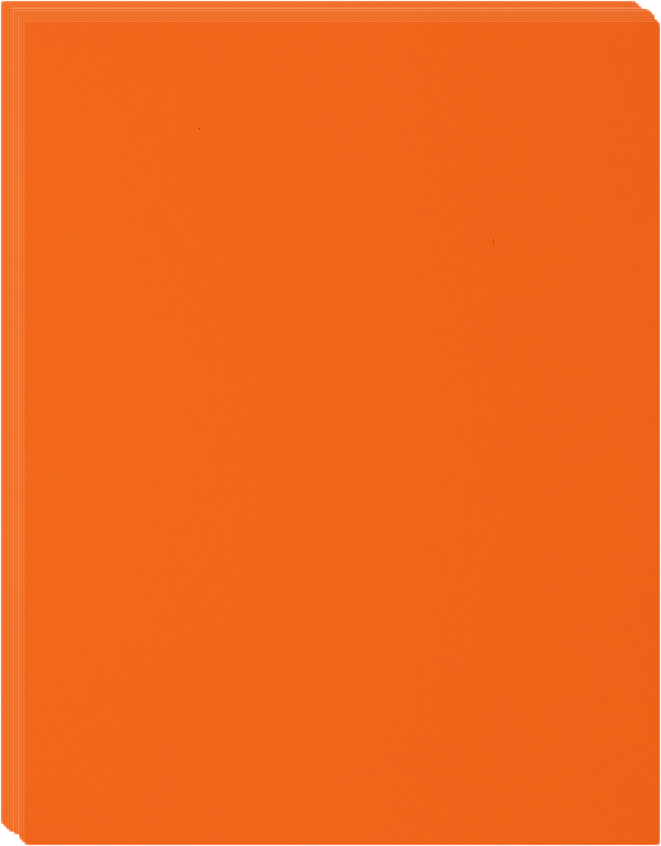 Mandarin Orange 100lb 8 1/2 x 11 Cardstock