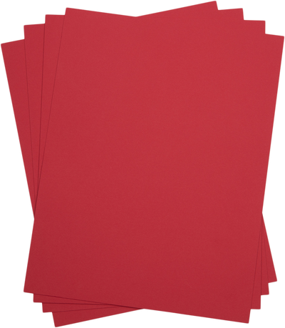 Red 100lb 8 1/2 x 11 Cardstock