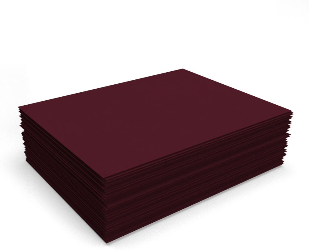 Burgundy Linen 100lb 8 1/2 x 11 Cardstock