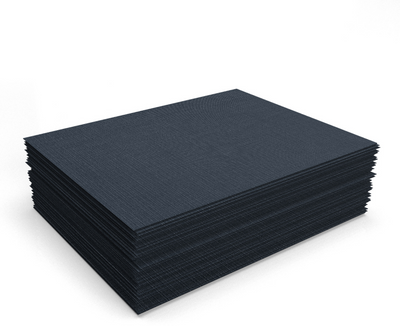 Nautical Navy Blue Linen 100lb 8 1/2 x 11 Cardstock