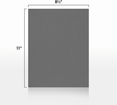 Sterling Gray Linen 100lb 8 1/2 x 11 Cardstock
