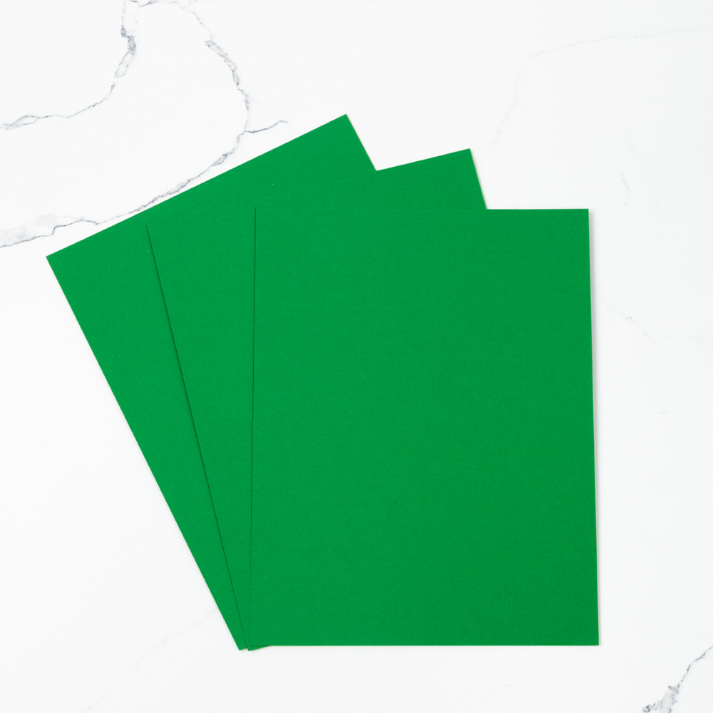 Holiday Green 100lb 8 1/2 x 11 Cardstock