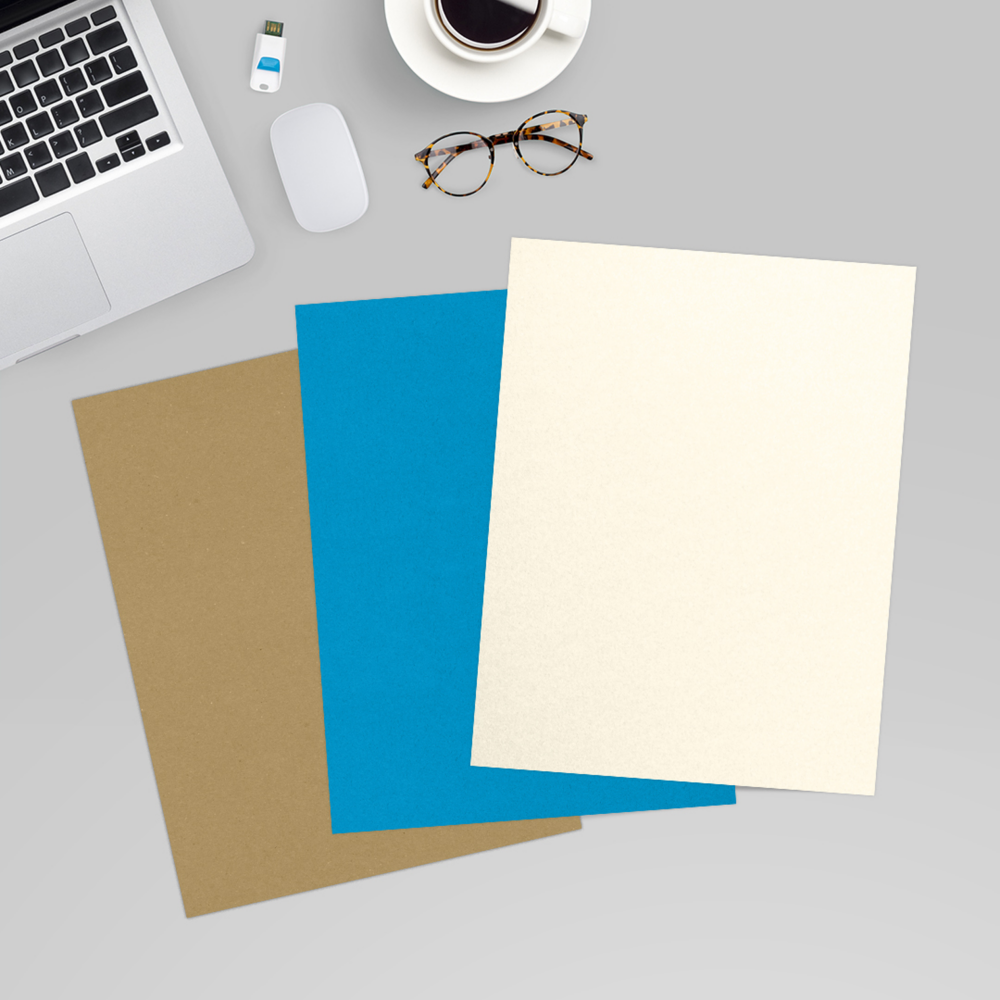 Champagne Ivory Metallic 105lb 8 1/2 x 11 Cardstock