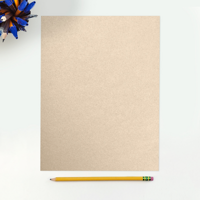 Light Brown Taupe Metallic 105lb 8 1/2 x 11 Cardstock