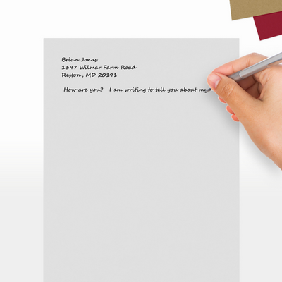 Pastel Gray Cotton 92lb 8 1/2 x 11 Cardstock