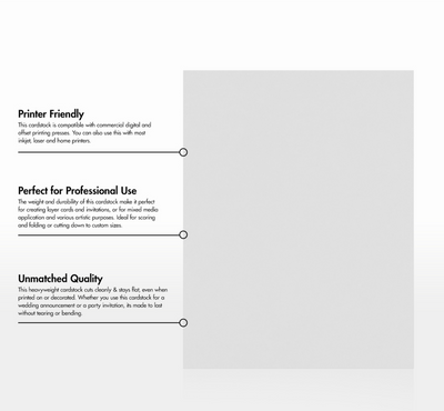 Pastel Gray Cotton 92lb 8 1/2 x 11 Cardstock
