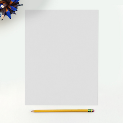 Pastel Gray Cotton 92lb 8 1/2 x 11 Cardstock