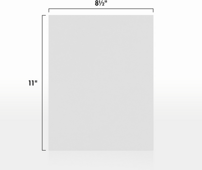 Pastel Gray Cotton 92lb 8 1/2 x 11 Cardstock