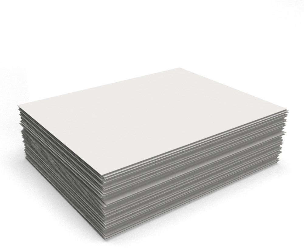 Natural White 100% Cotton 92lb 8 1/2 x 11 Cardstock