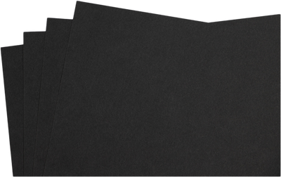 Smooth Midnight Black 28lb 8 1/2 x 11 Paper