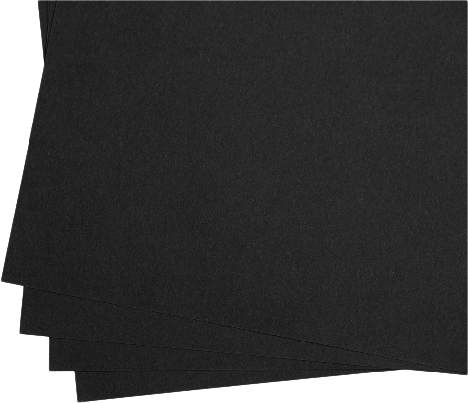 Smooth Midnight Black 28lb 8 1/2 x 11 Paper