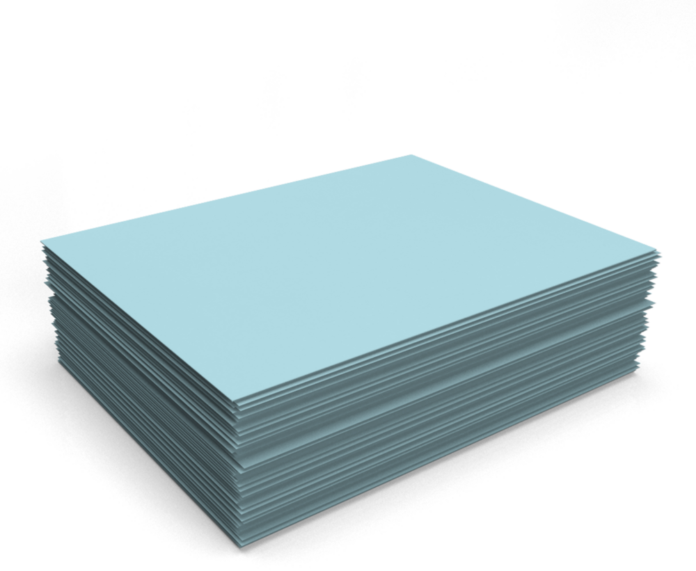 Pastel Blue 24lb 8 1/2 x 11 Paper