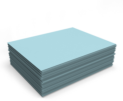 Pastel Blue 24lb 8 1/2 x 11 Paper