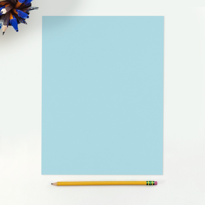 Pastel Blue 24lb 8 1/2 x 11 Paper