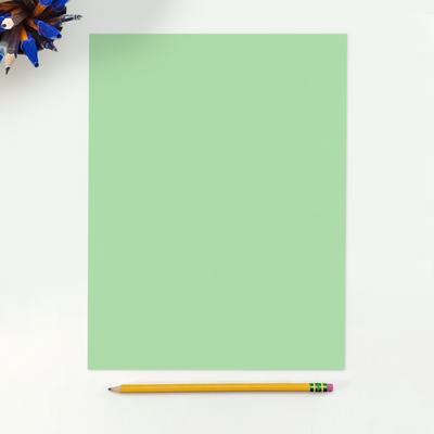 Pastel Green 24lb 8 1/2 x 11 Paper