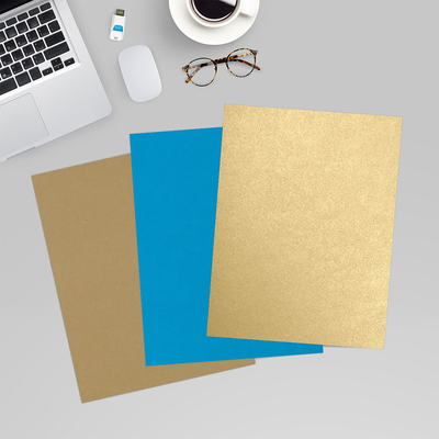 Light Gold Blonde Metallic 32lb 8 1/2 x 11 Paper