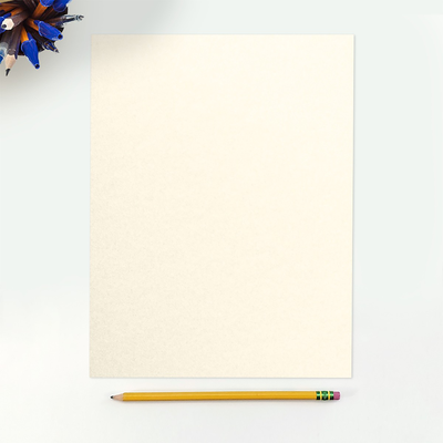 Champagne Ivory Metallic 32lb 8 1/2 x 11 Paper