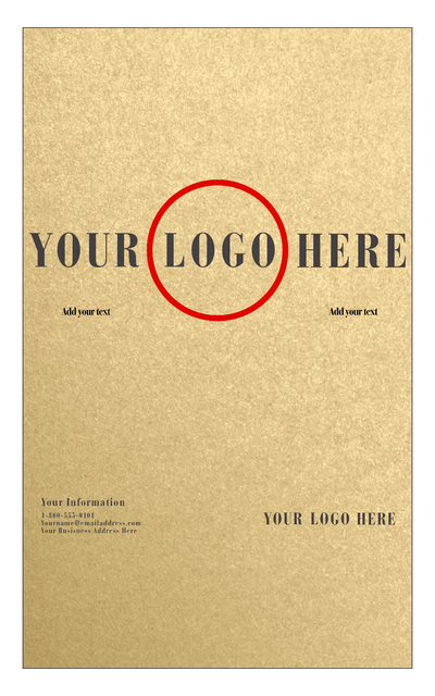 Light Gold Blonde Metallic 105lb 8 1/2 x 14 Cardstock