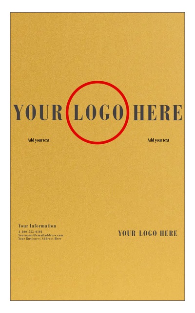 Gold Metallic 105lb 8 1/2 x 14 Cardstock