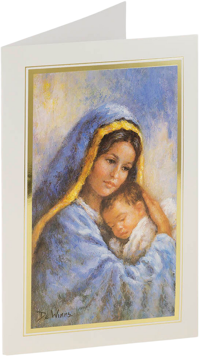 Virgin Mary A8 size Christmas Cards - 10 Pack
