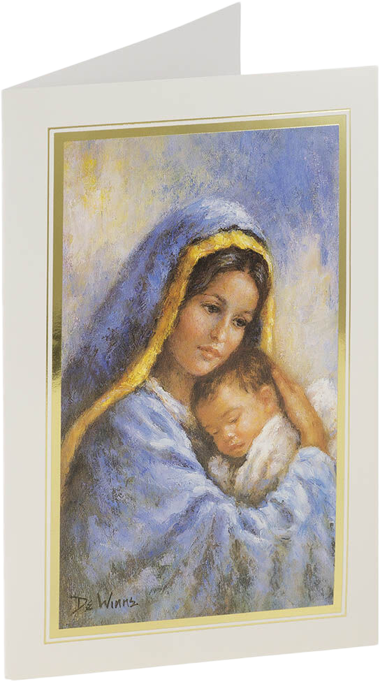 Virgin Mary A8 size Christmas Cards - 10 Pack