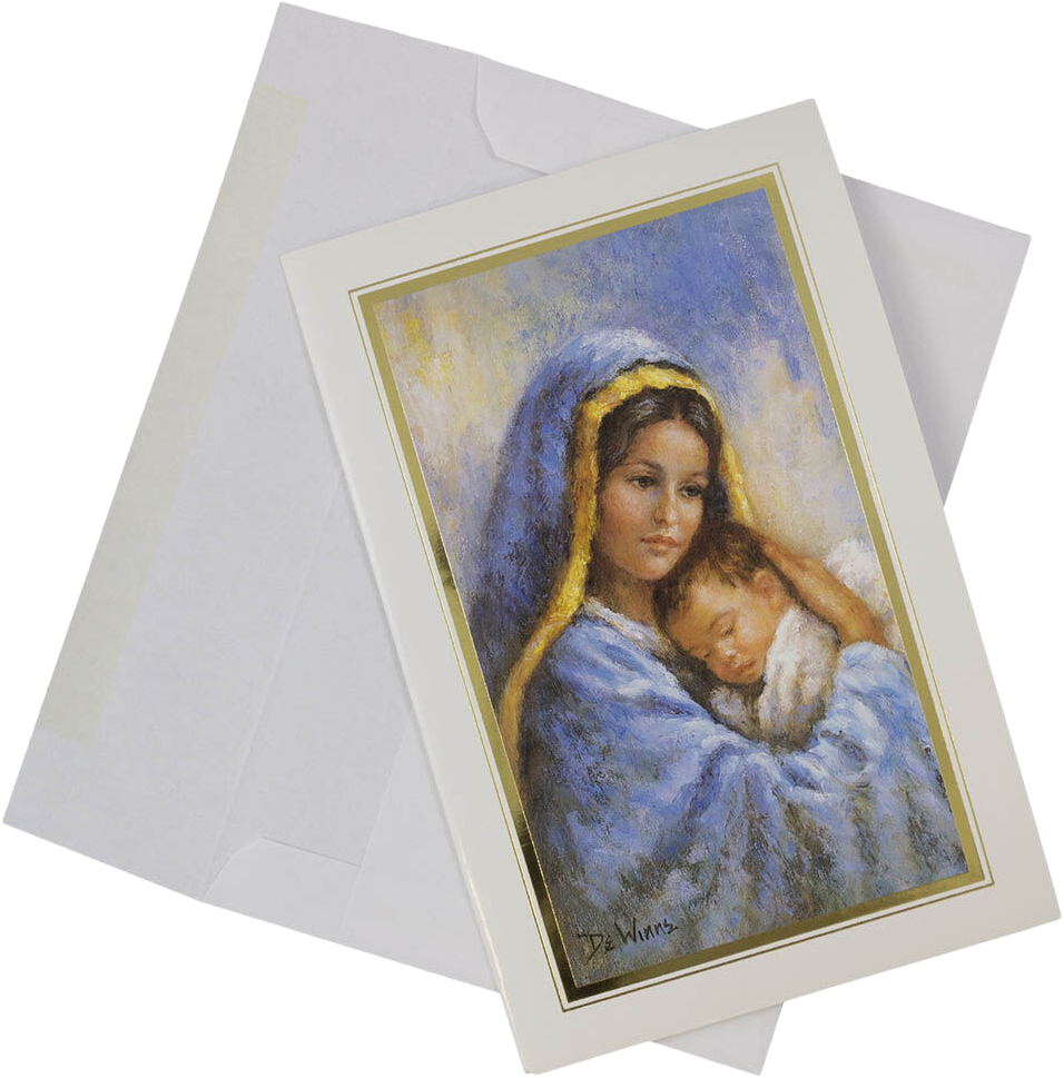 Virgin Mary A8 size Christmas Cards - 10 Pack