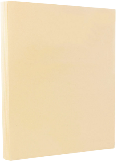 Cream 65lb 8 1/2 x 11 Cardstock