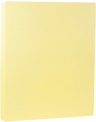 Light Yellow 24lb 8 1/2 x 11 Paper