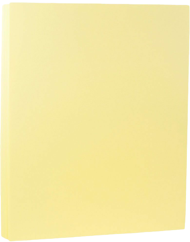 Light Yellow 24lb 8 1/2 x 11 Paper