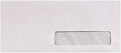 White 24lb #10 Right Window Envelopes (4 1/8 x 9 1/2)