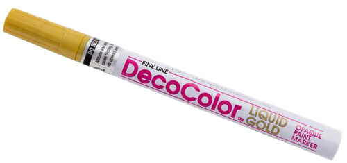 Gold Fine Line Opaque Paint Markers