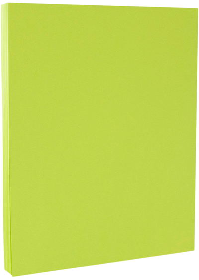 Wasabi Lime Green 65lb 8 1/2 x 11 Cardstock