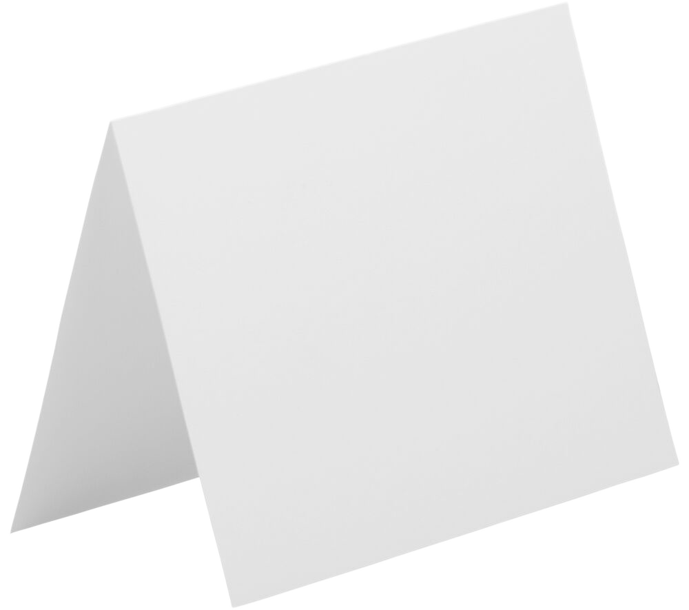 Bright White 80lb Cougar A6 (No Panel) Premium Foldover Cards (4 5/8 x 6 1/4)