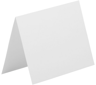 Bright White 80lb Cougar A6 (No Panel) Premium Foldover Cards (4 5/8 x 6 1/4)