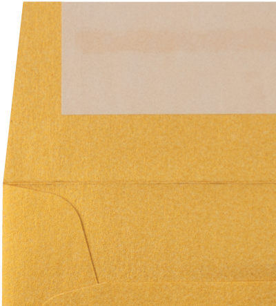 Gold Metallic 32lb 3 1/4 x 3 1/4 Square Envelopes with Peel & Seal