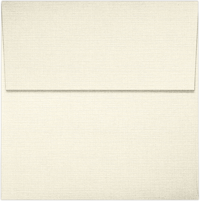 Natural Linen 32lb 3 1/4 x 3 1/4 Square Envelopes with Peel & Seal