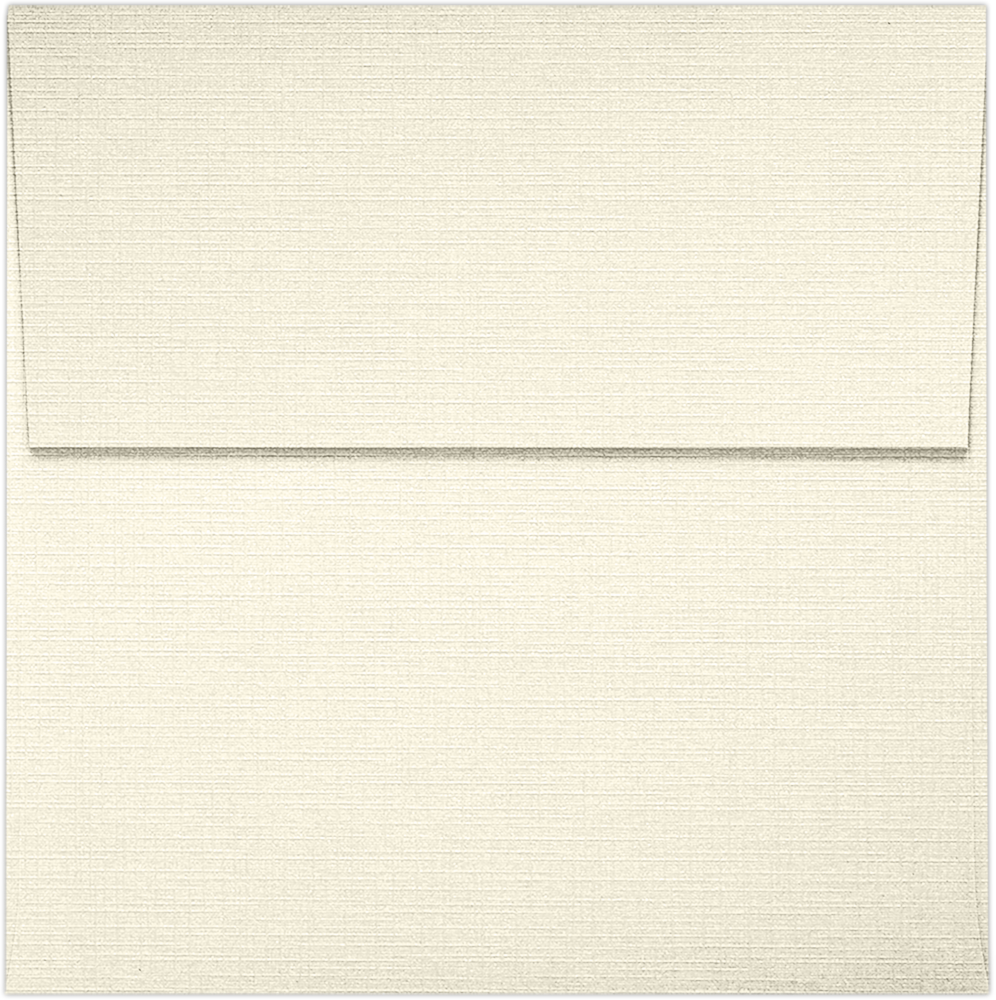 Natural Linen 32lb 3 1/4 x 3 1/4 Square Envelopes with Peel & Seal