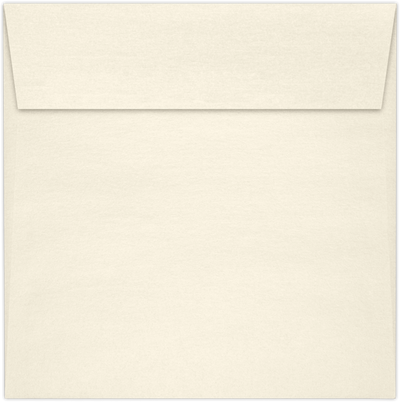 Champagne Ivory Metallic 32lb 3 1/4 x 3 1/4 Square Envelopes with Peel & Seal