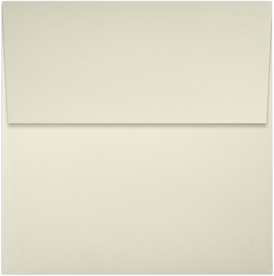 Natural 28lb Cougar 4 x 4 Square Premium Envelopes with Peel & Seal