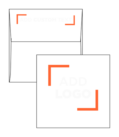 Navy Blue 32lb 4 x 4 Square Envelopes with Peel & Seal