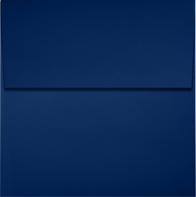 Navy Blue 32lb 4 x 4 Square Envelopes with Peel & Seal
