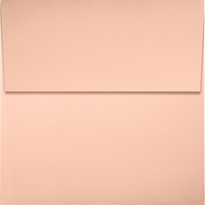 Blush Pink 32lb 4 x 4 Square Envelopes with Peel & Seal