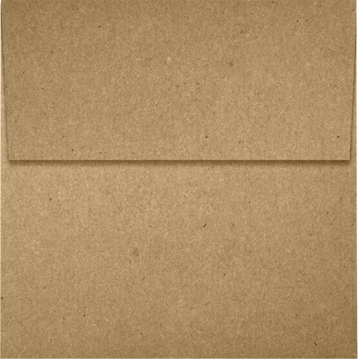 Grocery Bag 28lb 4 x 4 Square Envelopes with Peel & Seal