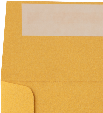 Gold Metallic 32lb 5 x 5 Square Envelopes with Peel & Seal