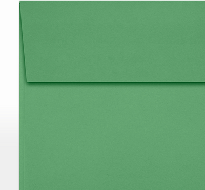 Holiday Green 32lb 5 x 5 Square Envelopes with Peel & Seal