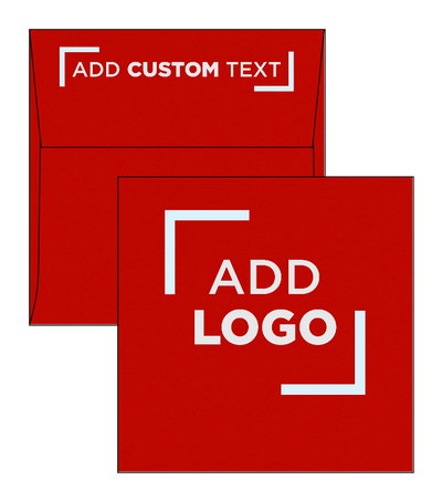 Red 24lb 5 x 5 Square Envelopes
