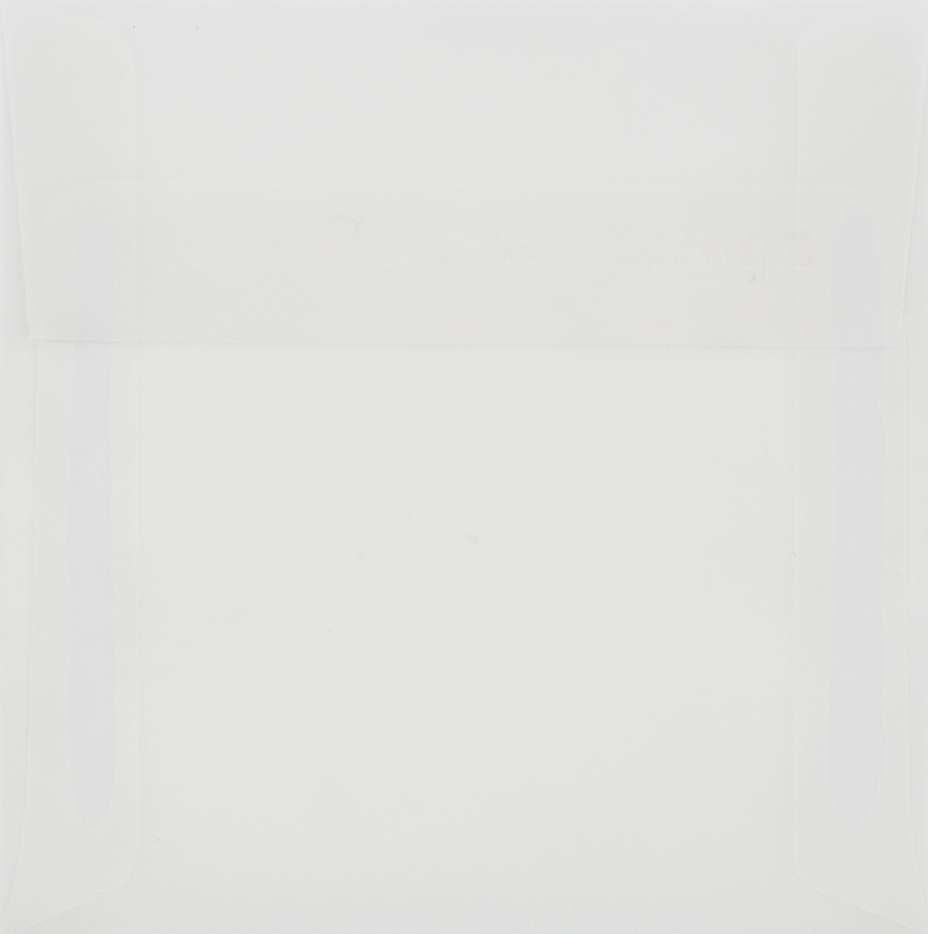 Clear Translucent 30lb 5 x 5 Square Envelopes with Peel & Seal