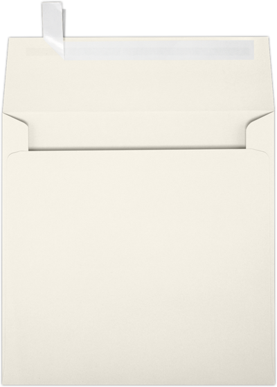 Natural Recycled 32lb 5 x 5 Square Envelopes with Peel & Seal