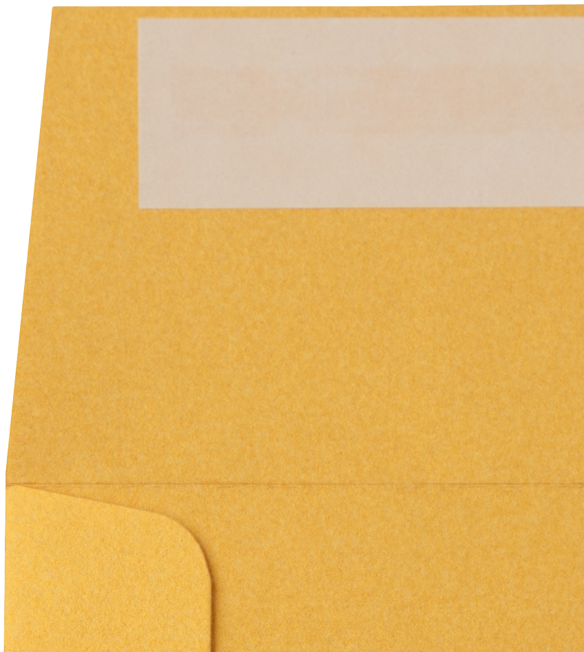Gold Metallic 32lb 5 1/4 x 5 1/4 Square Envelopes with Peel & Seal